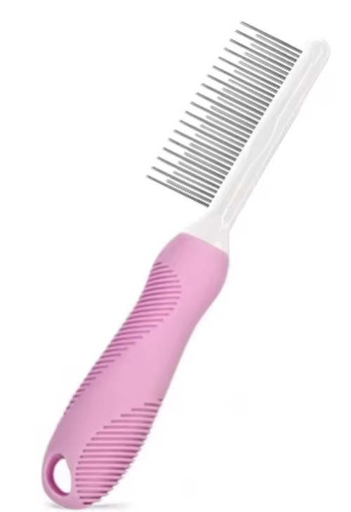 Clean Comb: The Ultimate Pet Grooming Needle Brush for a Shiny, Tangle-Free Coat!
