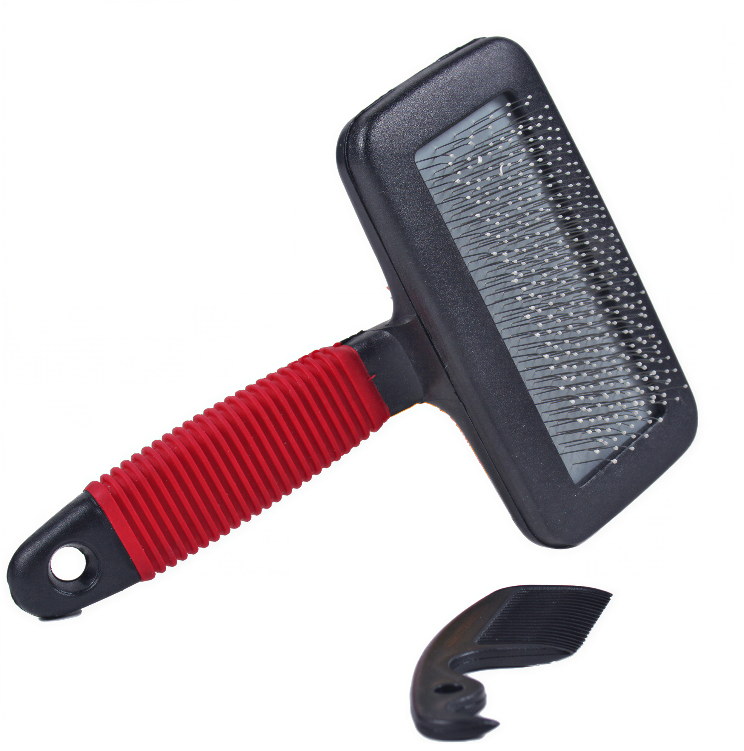 2-in-1 Pet Grooming & Massage Comb (Steel Needle Brush)