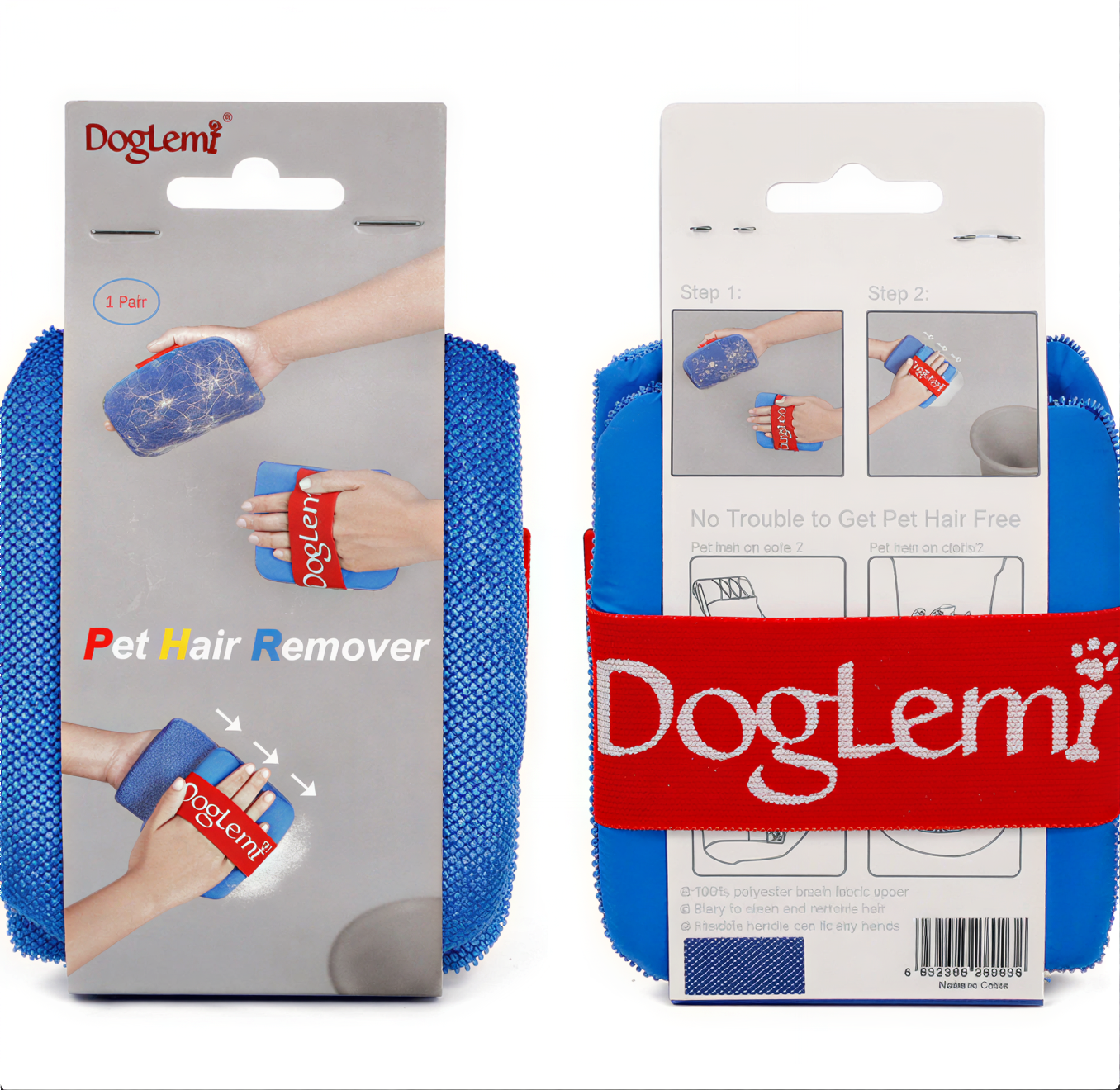Pet Hair Remover Brush – Fast, Reusable Fur Cleaner