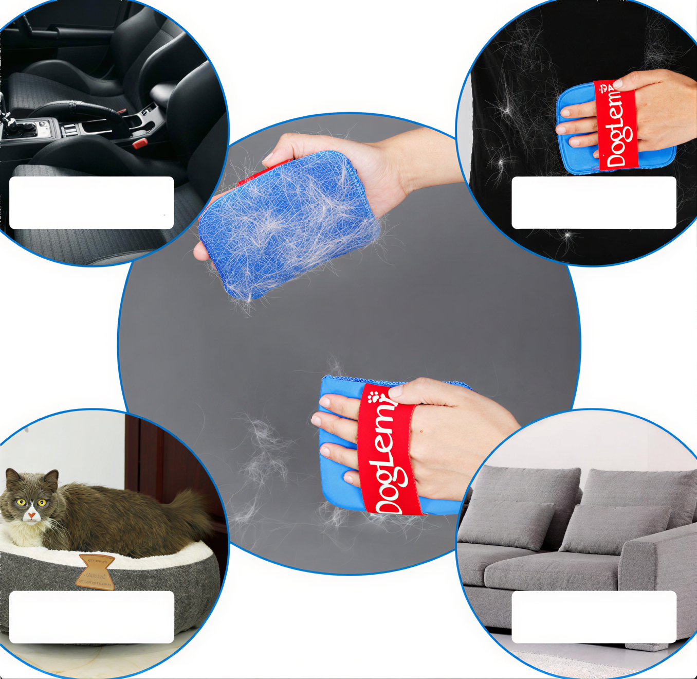Pet Hair Remover Brush – Fast, Reusable Fur Cleaner